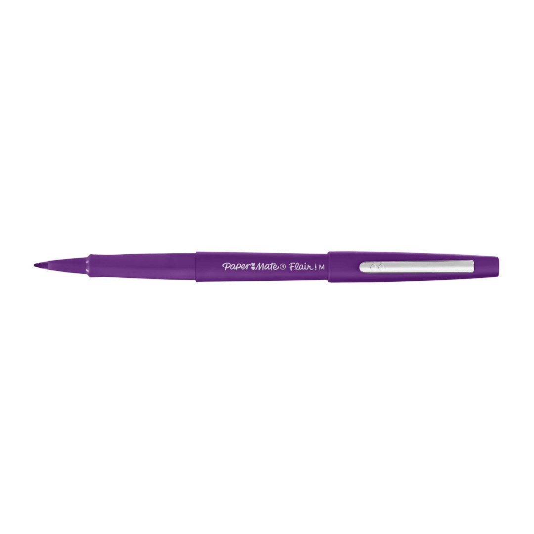 Paper Mate® Flair Felt Tip Pen, Medium Point (0.7mm), Purple