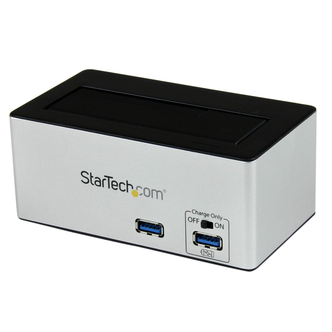 USB 3 SATA HDD SSD Dock w/ Fast Charge Hub / UASP