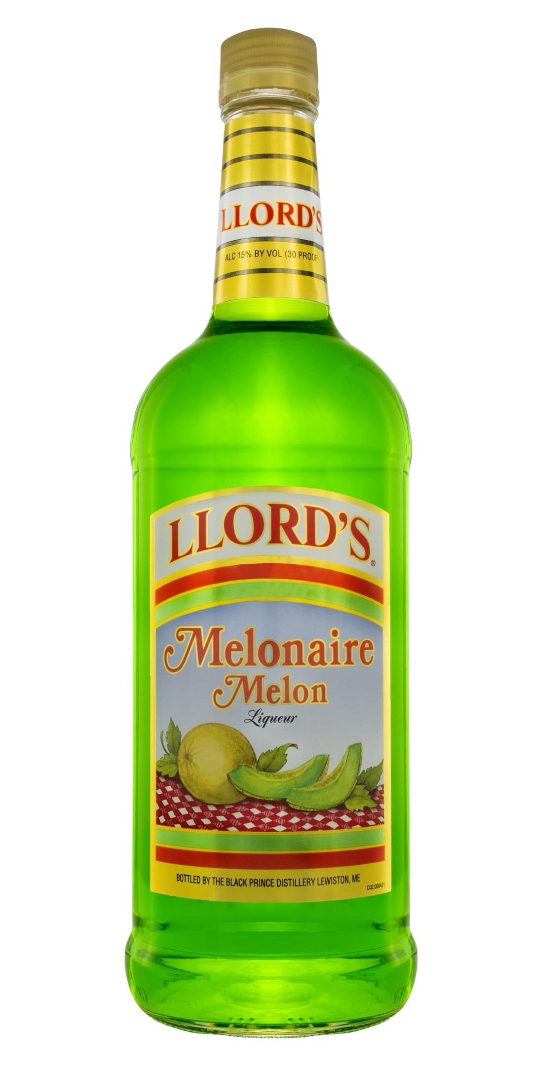 Llord's Melonaire Melon Liqueur 1l 30 Proof