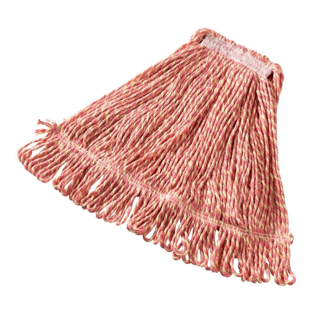 20 OZ Super Stitch® Blend Wet Mop, 1" Headband, Red