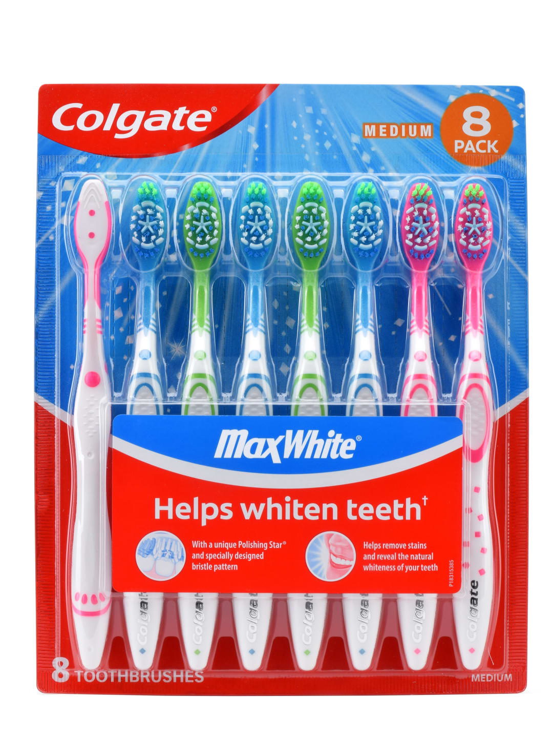 Colgate Max White Toothbrushes, 8 pk.