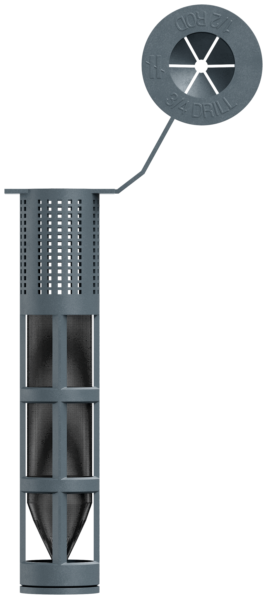 Simpson Strong-Tie 3GWS503P Opti-Mesh 3-1/2 in. Epoxy Adhesive Plastic Screen Tube for 1/2 in. Rod for SET-3G