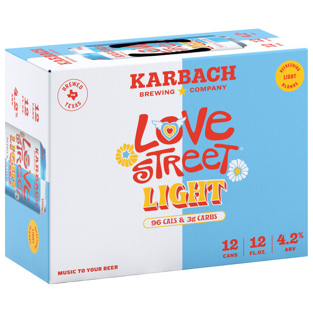 Karbach Love Street Light, 12oz. Can 12 Pack
