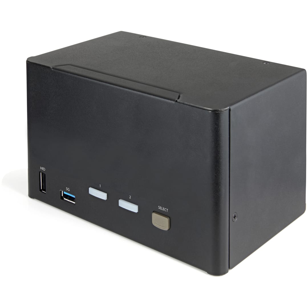 2 Port Quad Monitor DP 4K 60Hz KVM Switch