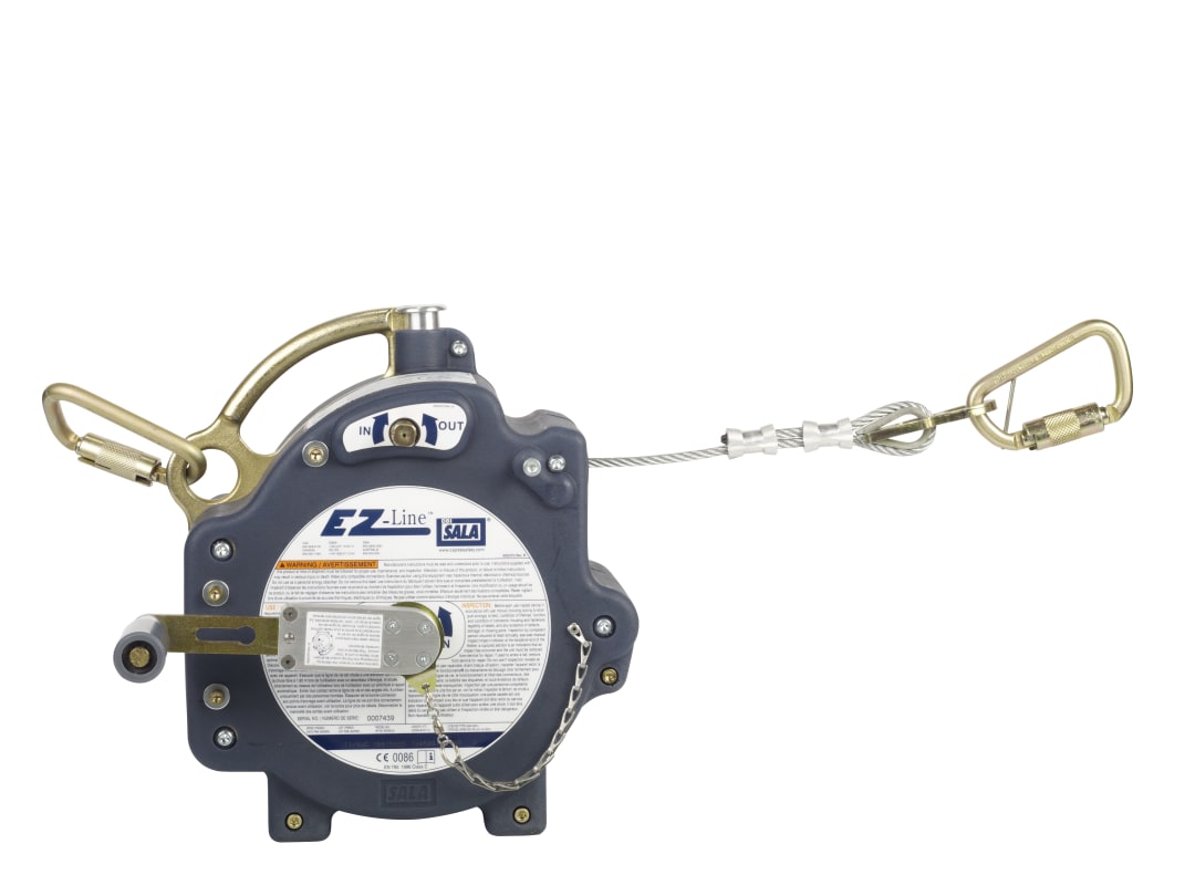3M™ DBI-SALA® EZ-Line™ Geri Sarımlı Yatay Yaşam Hattı Tel Kablo Sistemi, 18,3 m, 7605061