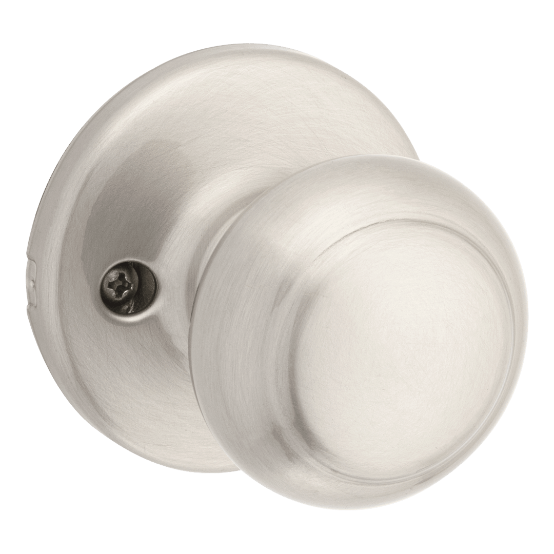 Cove Half-Dummy Knob in Satin Nickel