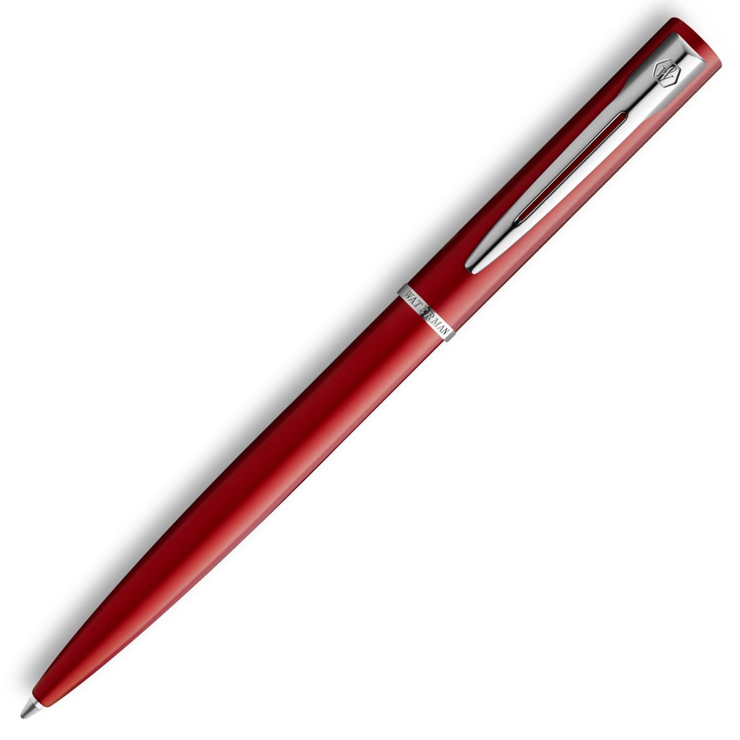 Waterman Allure Ballpoint Pen | Red | Medium nib | Blue ink | Gift Box