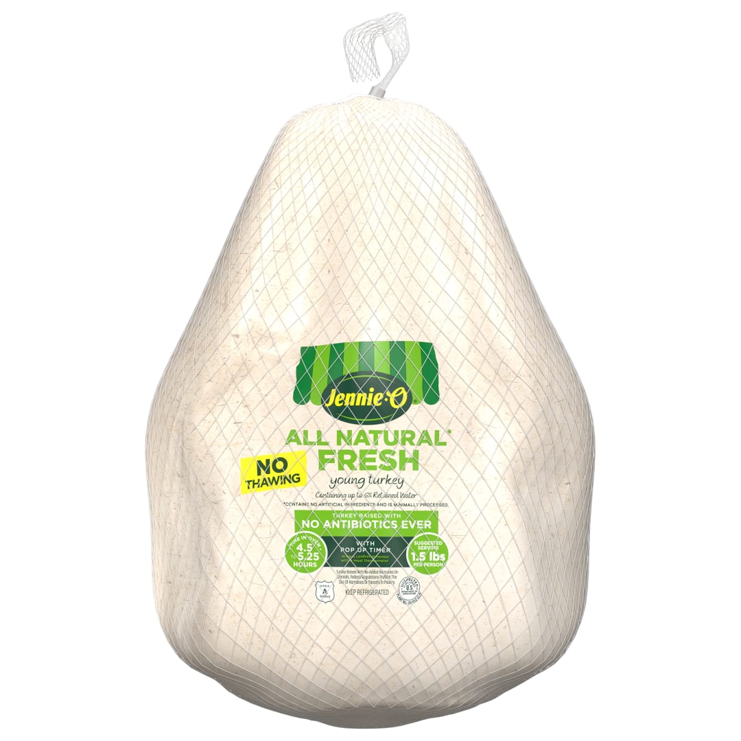 JENNIE-O NO ANTIBIOTICS EVER Young Turkey 0% 16-22 Fresh, Net, Timer, Weights