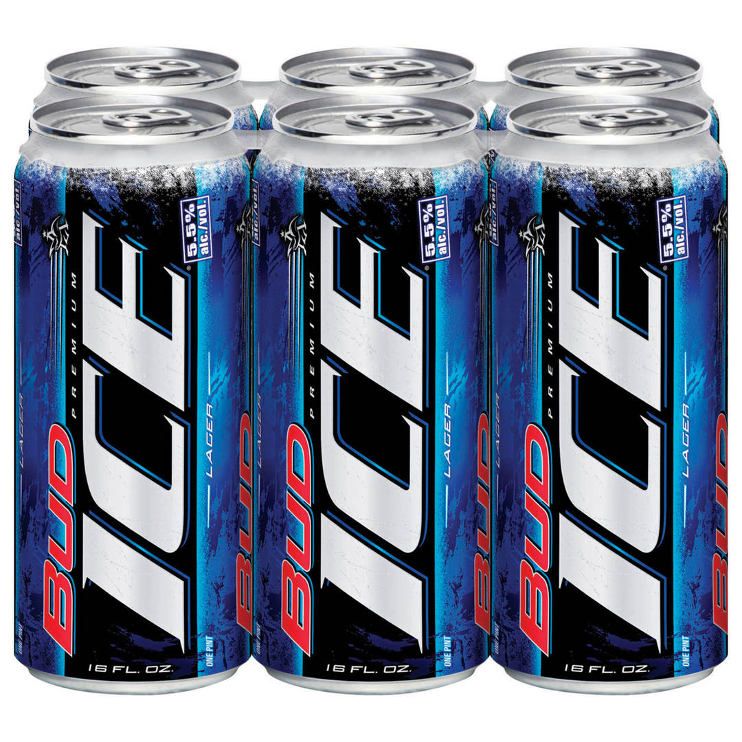 Bud Ice® Beer, 6 Pack 16 fl. oz. Cans