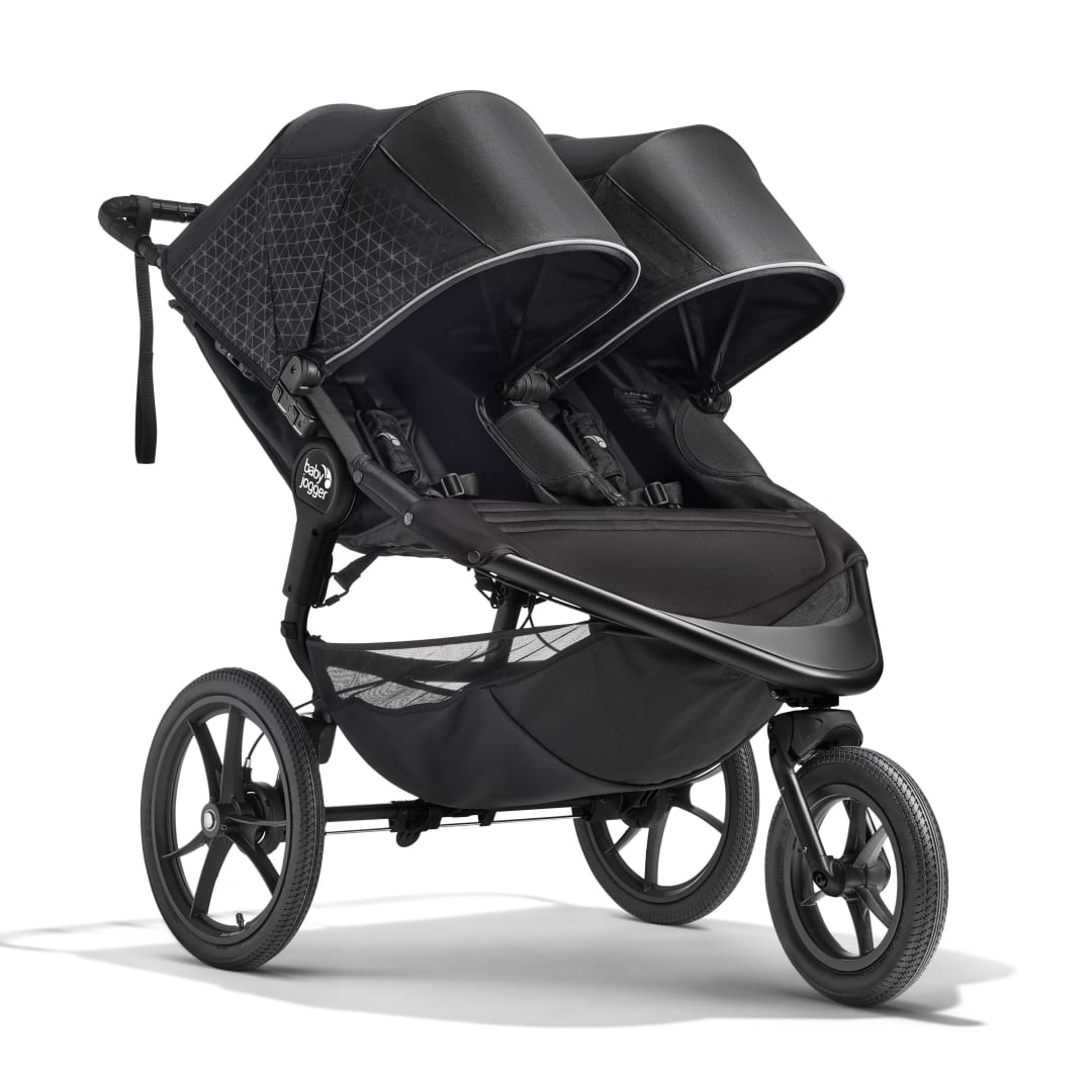 Baby Jogger® Summit™ X3 Double Jogging Stroller, Midnight Black