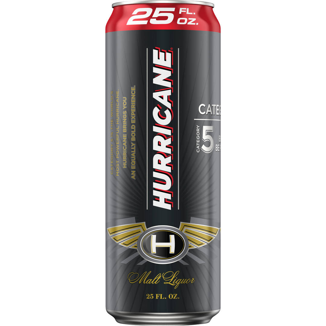 Hurricane Category 5 Malt Liquor, 25 fl. oz. Can, 6% ABV