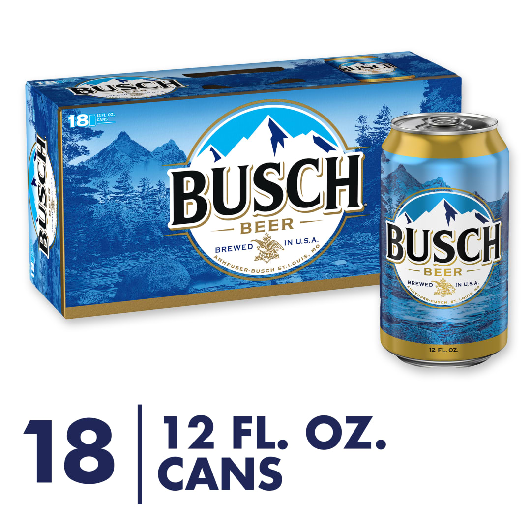 Busch® Beer, 18 Pack 12 fl. oz. Cans
