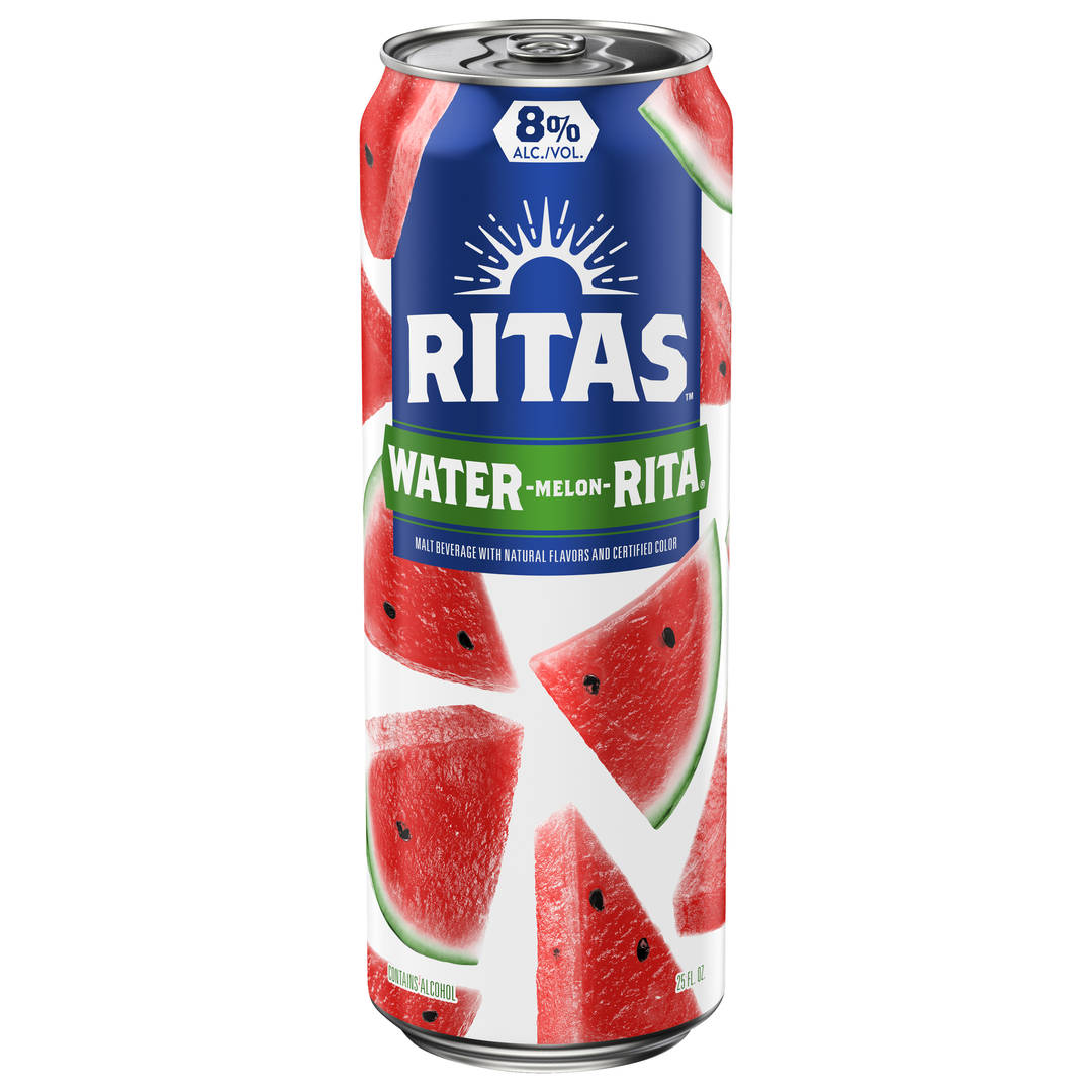 Ritas Water-melon-Rita Sparkling Margarita 25 fl. oz Can, 8% ABV 