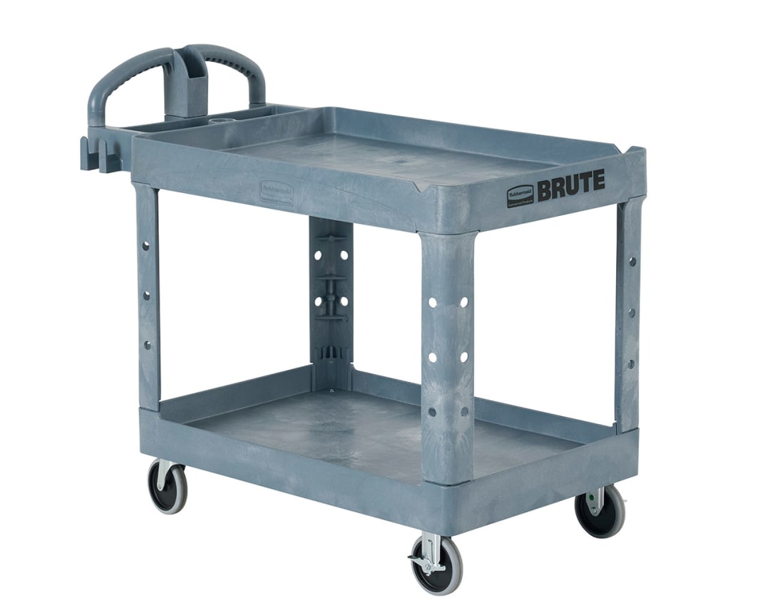 BRUTE HD ERGO UTIL CART LG GRAY