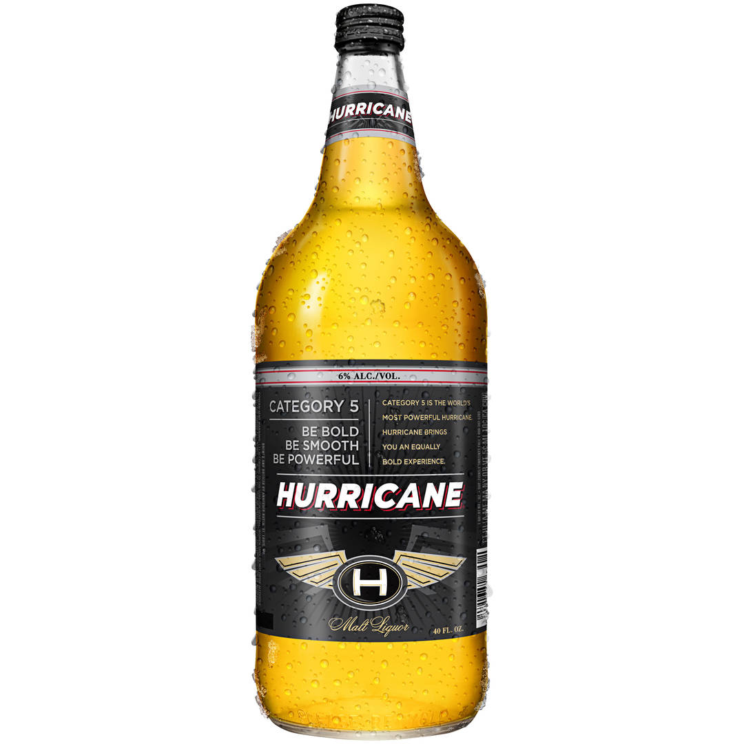 Hurricane Malt Liquor, 40 fl. oz. Bottle