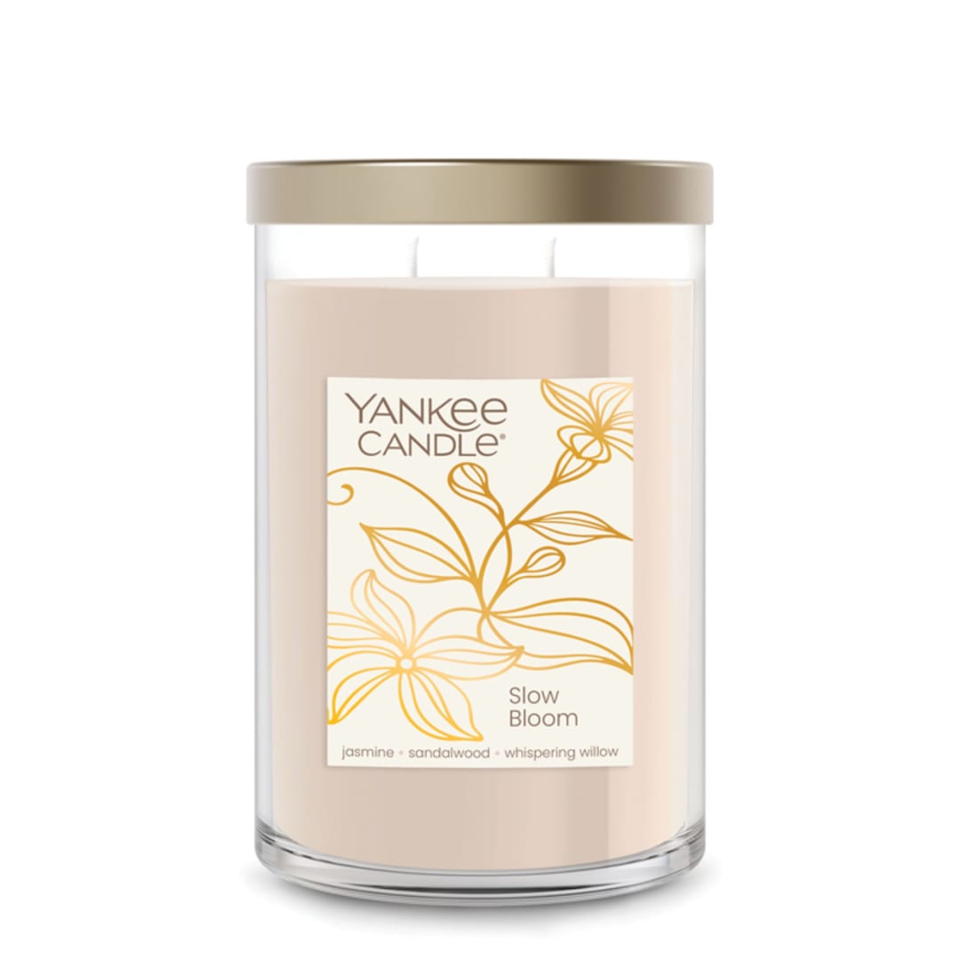 Yankee Candle Slow Bloom, 20 oz Large Tumbler Candle with up to 80 Hour Burn Time