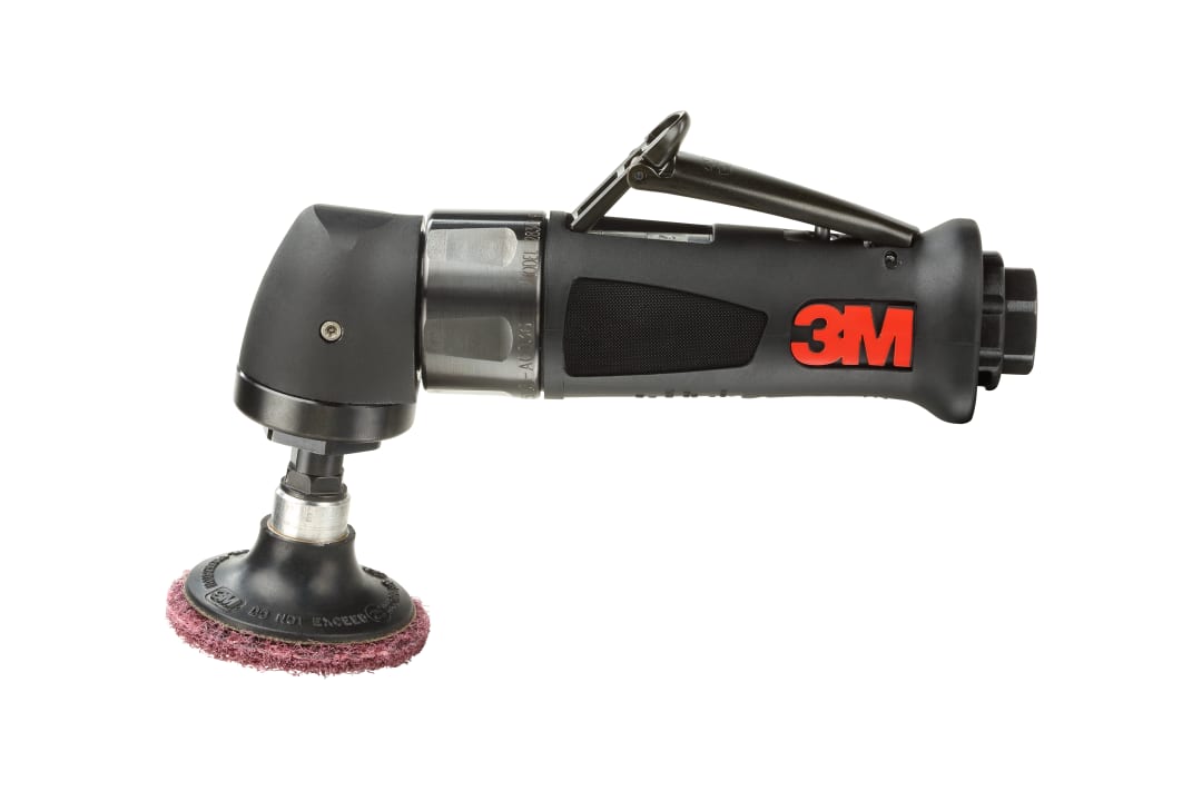 3M™ Roloc™ Druckluft-Winkelschleifer 2. Generation, 50 mm, 0,3 PS, 20.000 U/min, 6 mm Spannzange