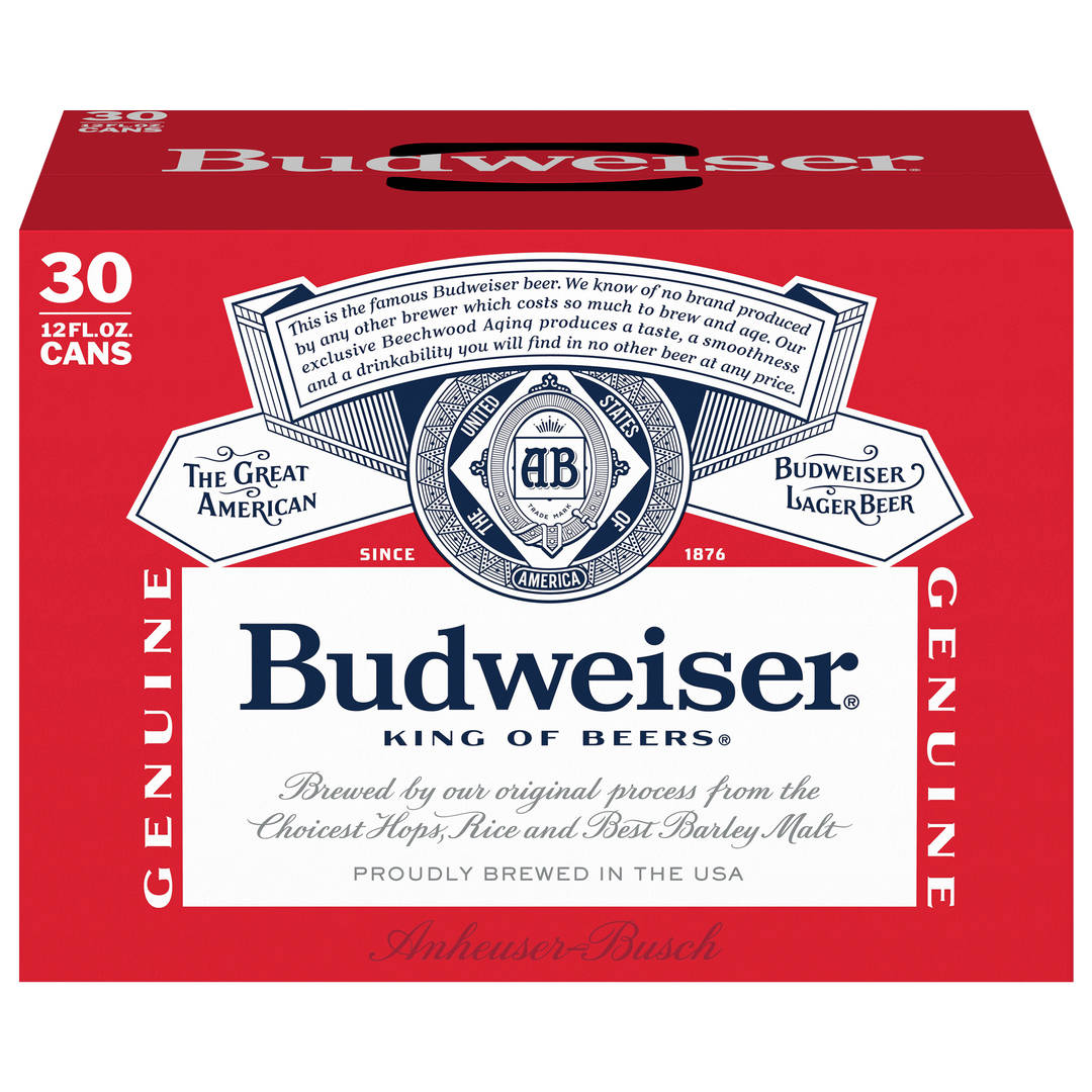 Budweiser 30x12 oz Can Twinstack CARRIER - Optimization Update