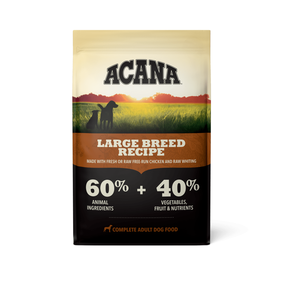 ACANA Large Breed Recipe Complete Adult Dog Food made with chicken and whiting
