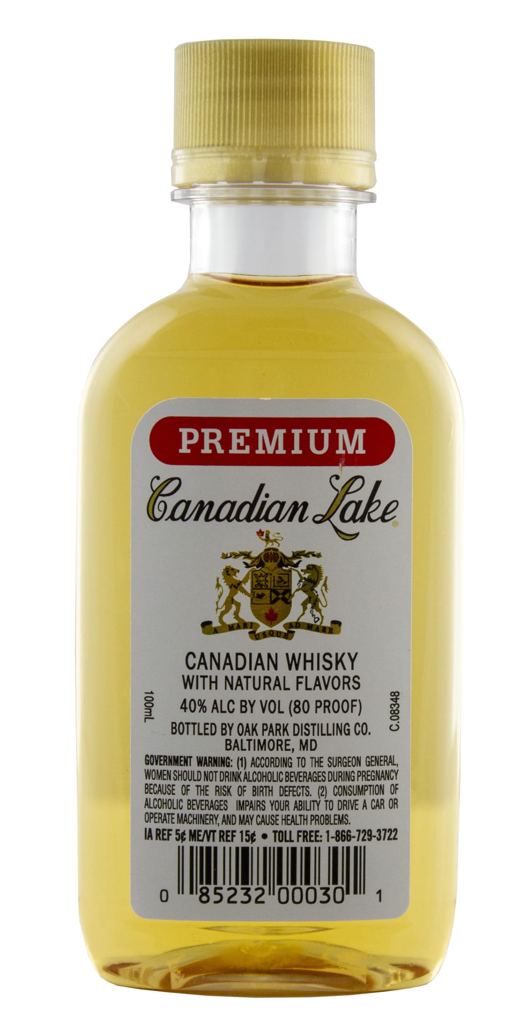 Canadian Lake Canadian Whisky 100ml 80 Proof