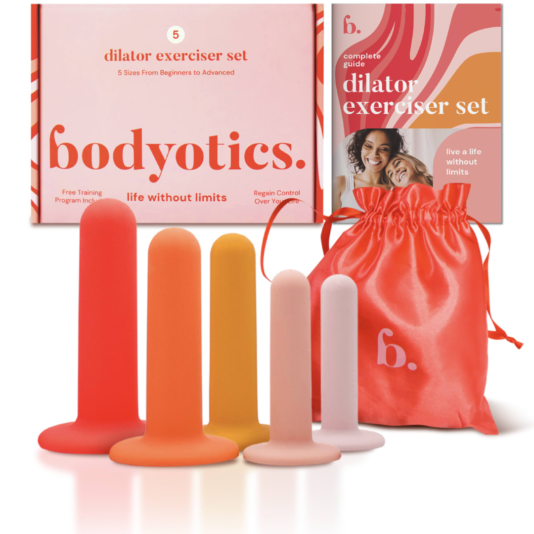 Bodyotics Vaginal Dilators For Pelvic Floor Relaxation - Multicolor (5pcs)