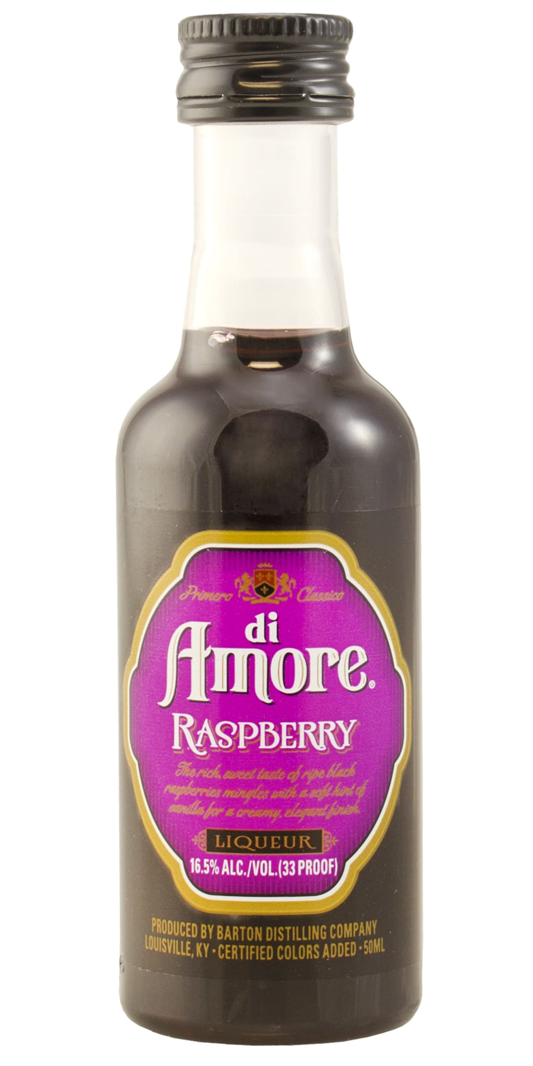 Di Amore Raspbery Liqueur 50ml Plastic Bottle 33 Proof