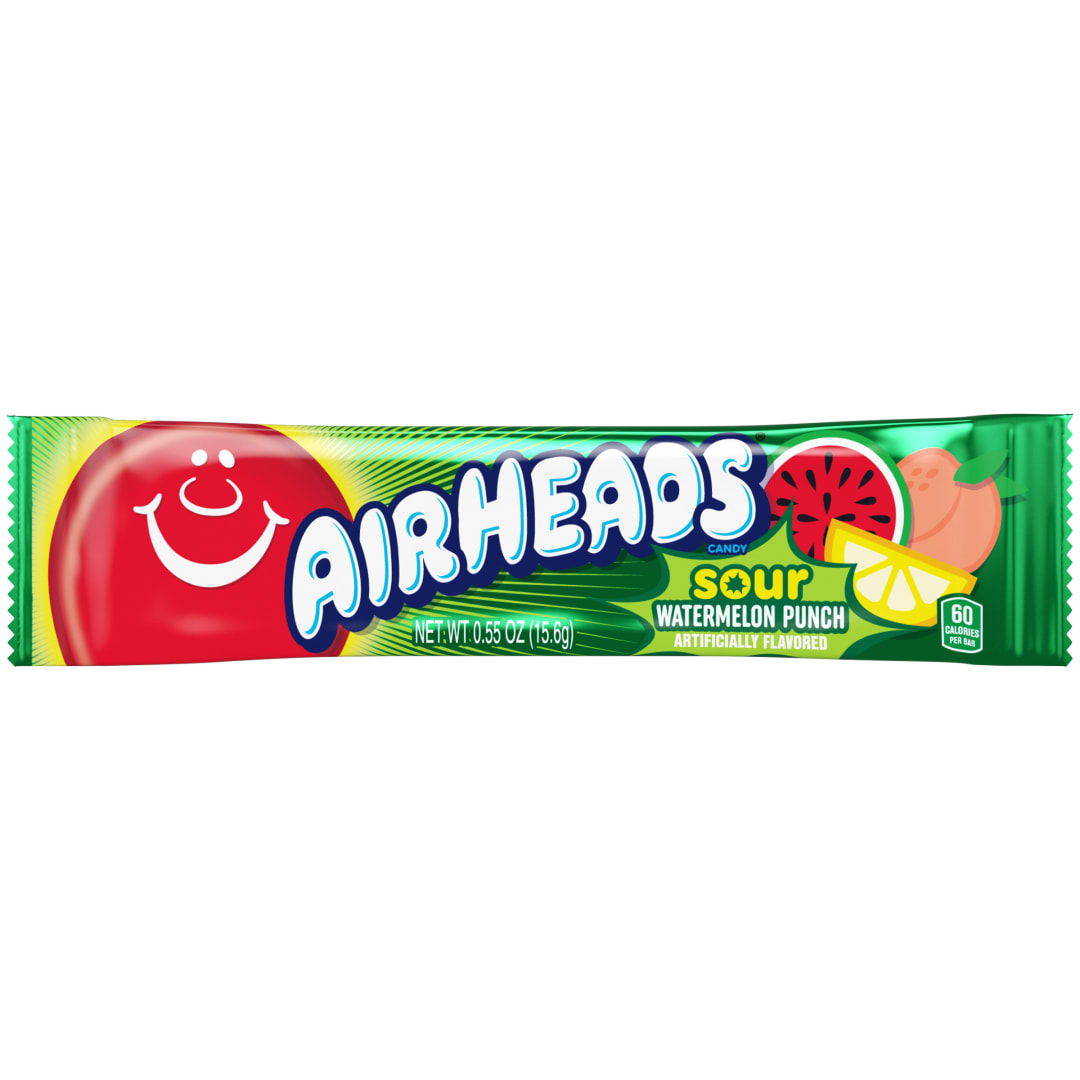 Airheads Sour Bars Watermelon Punch Single