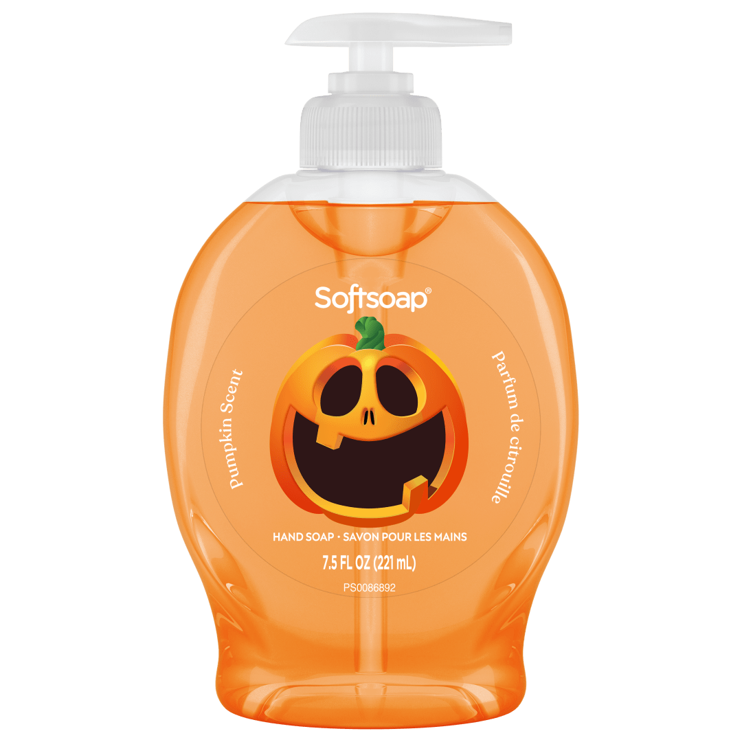 Softsoap Limited Edition Halloween Liquid Hand Soap Pump, Pumpkin Scent, 7.5 fl oz