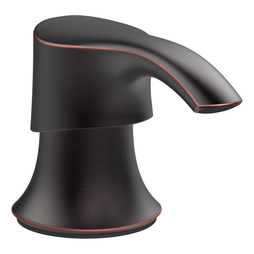 Pfister Transitional Round Soap Dispenser with SoloTilt™ in Tuscan Bronze