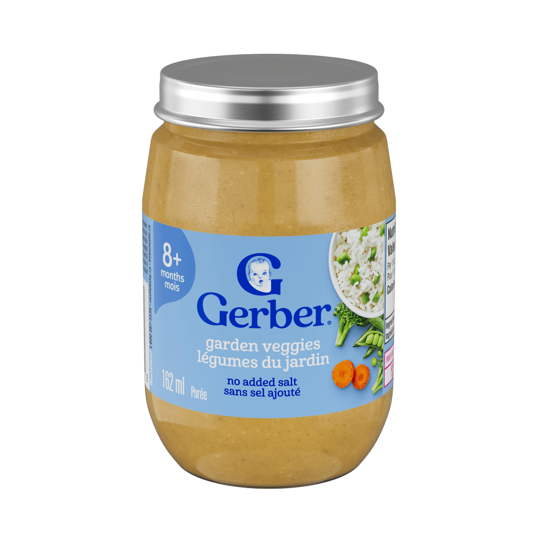 GERBER Puree Jar GrdVeg (12x162ml) CA