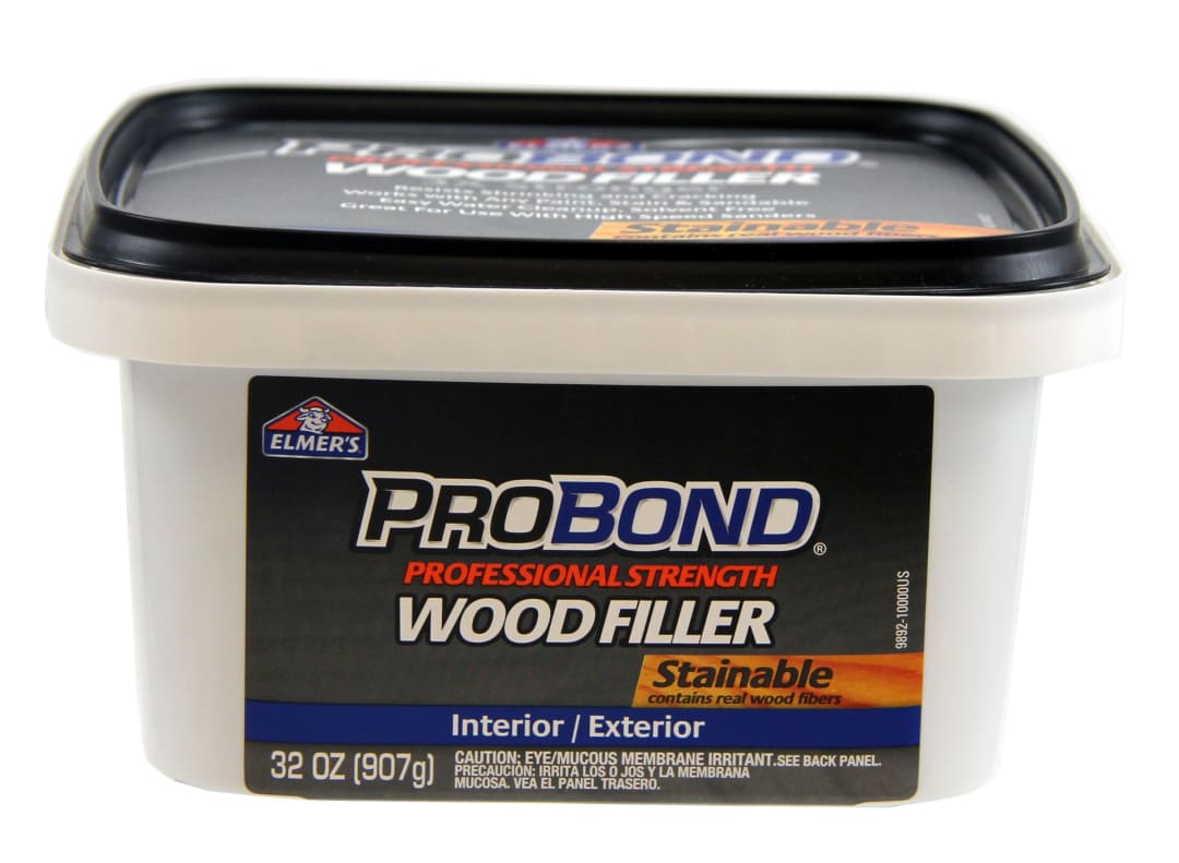 QUART PB STAINABLE WOOD FILLER 6PK/88