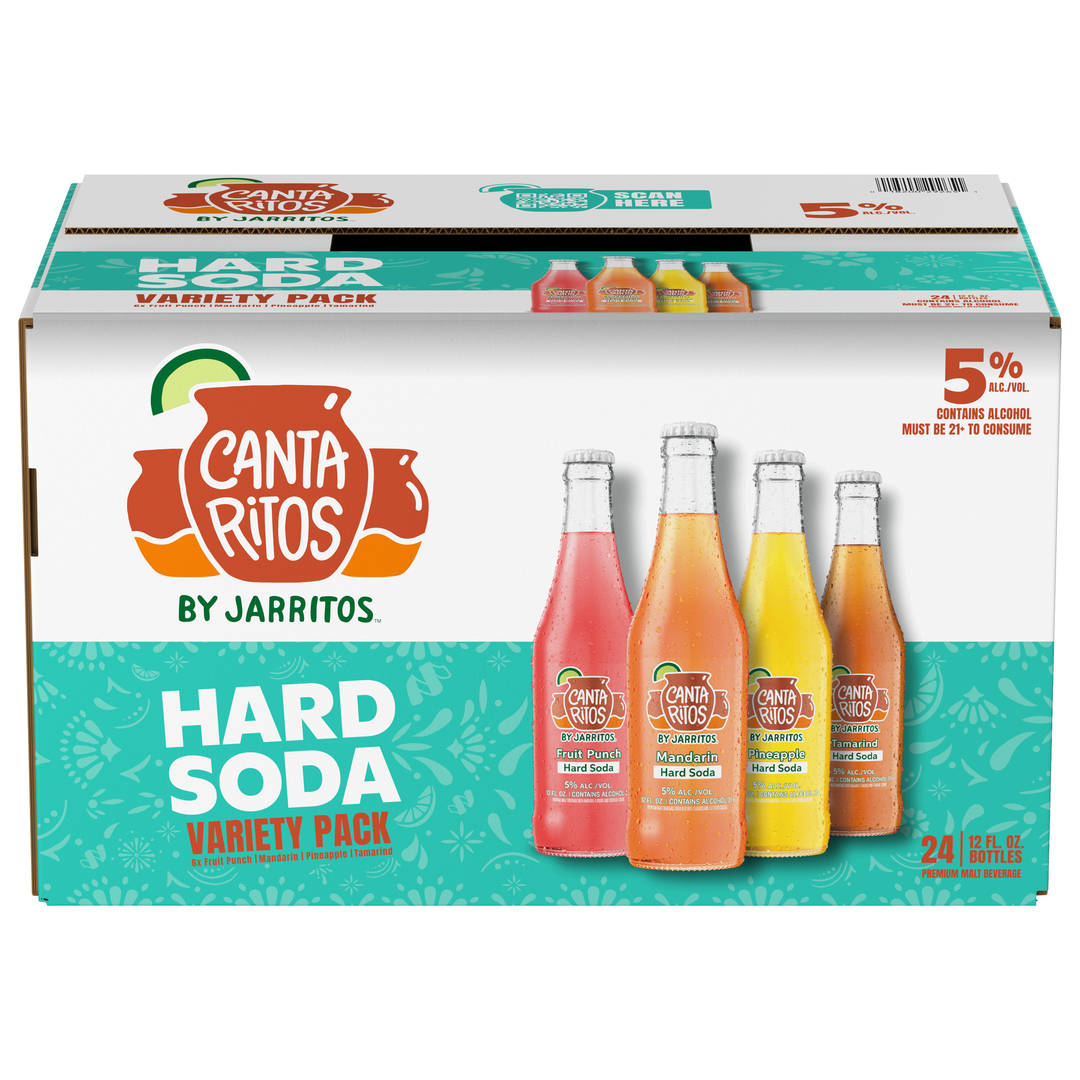 Cantaritos Hard Soda Variety Pack 24 - 12 fl oz Bottles