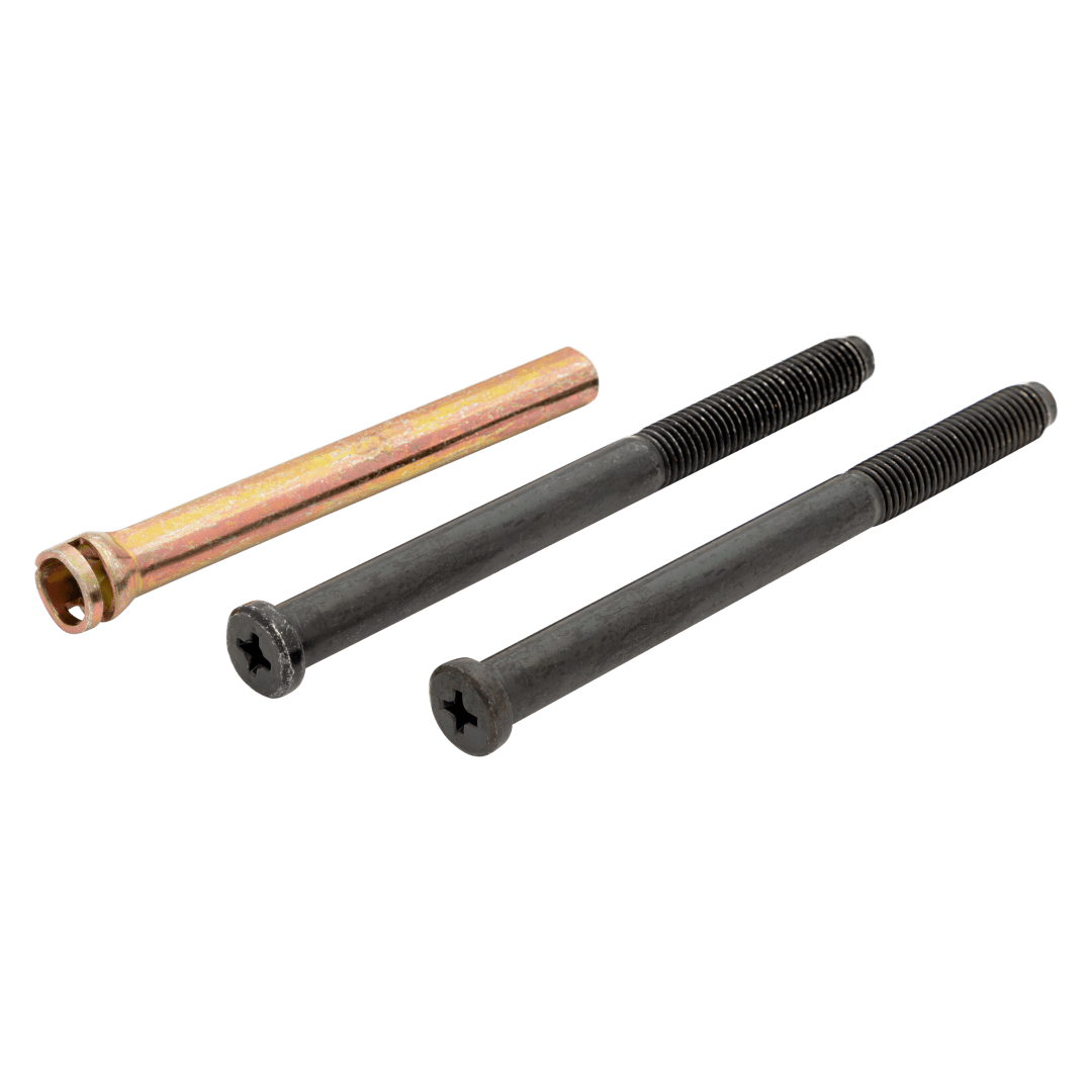Deadbolt Mounting Screws for Thick Door w/ Spindle Extender in Matte Black or Venetian Bronze Finish