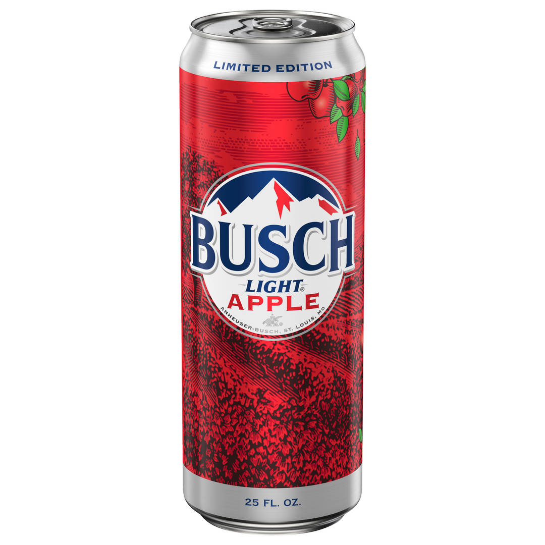 Busch Light Apple American Lager Beer 25 fl oz Single Can