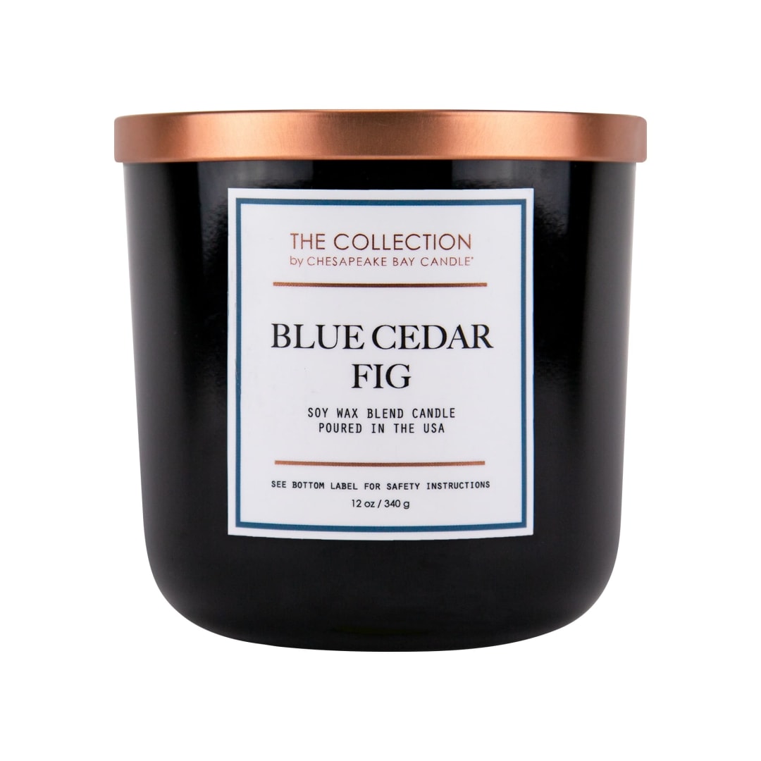 Chesapeake Bay Candle - TA35215 The Collection Two-Wick Scented Candle Blue Cedar Fig Home Décor