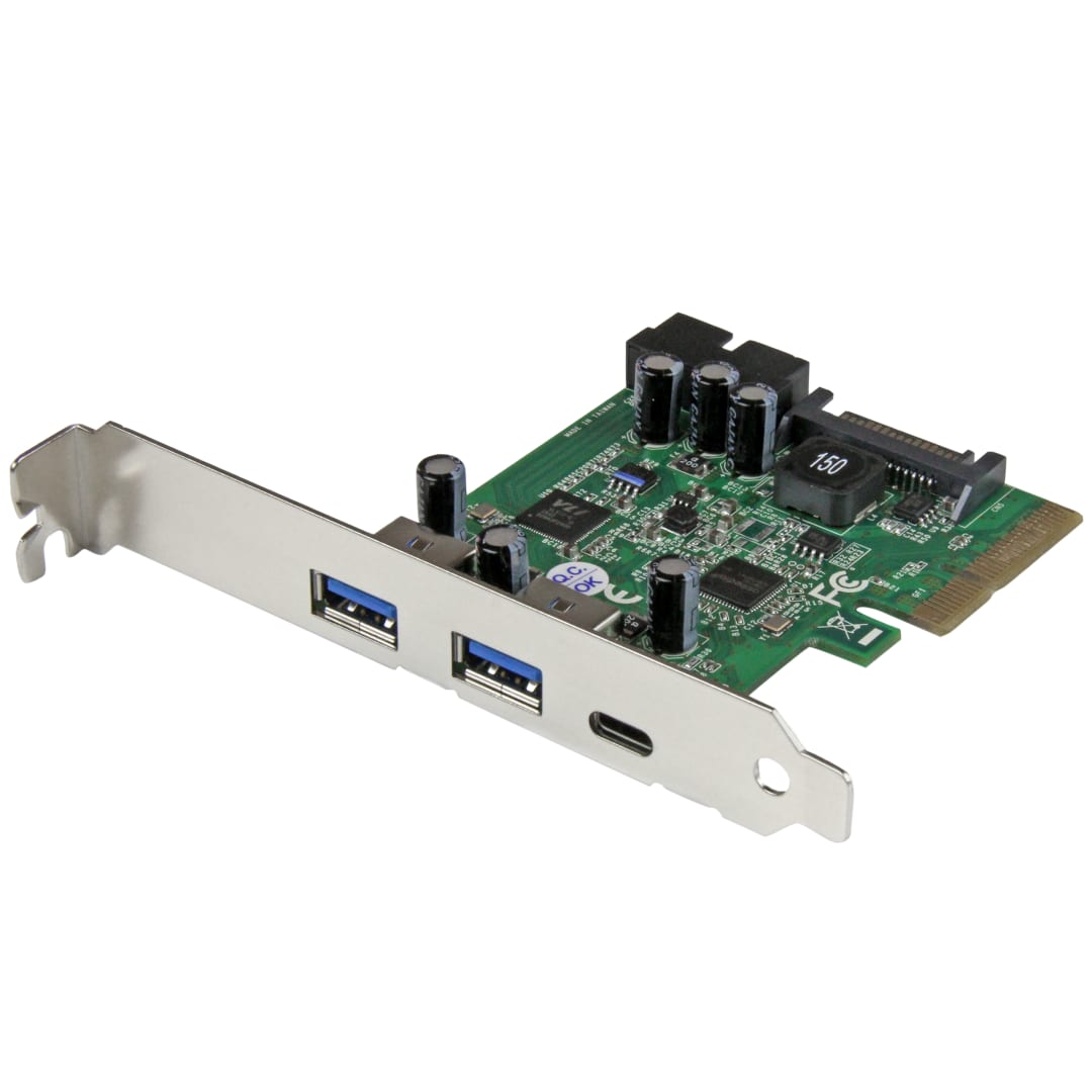 5-Port USB 3.1 (10Gbps) PCIe Card with USB-C