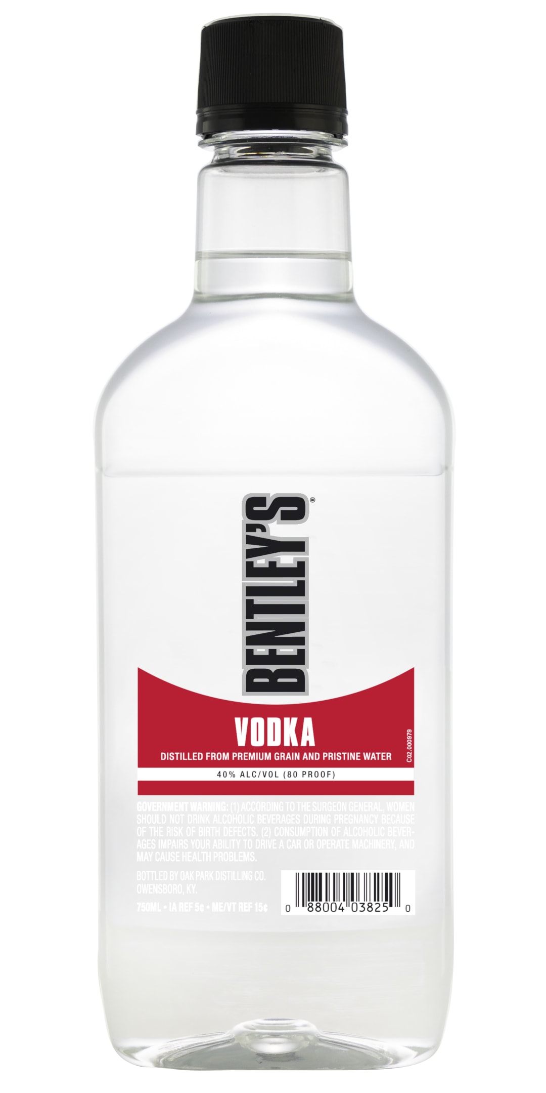 Bentley's Vodka 750ml 80 Proof