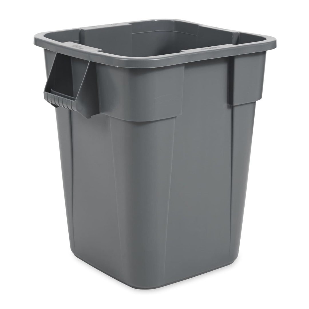 BRUTE 40 Gal Square Container Gray