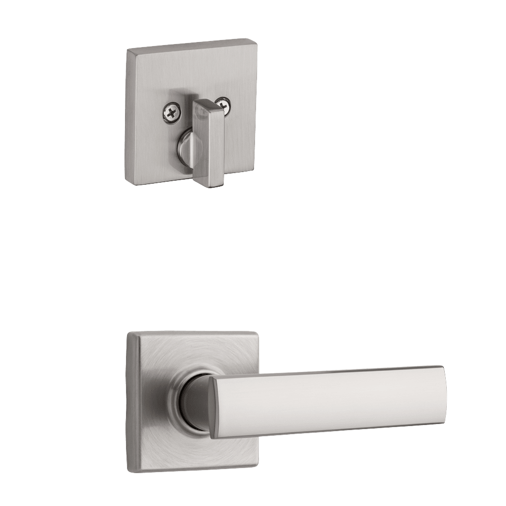 971 Single Cylinder Interior Pack w/ Vedani Lever for Signature Series Low Profile Handlesets in Satin Nickel