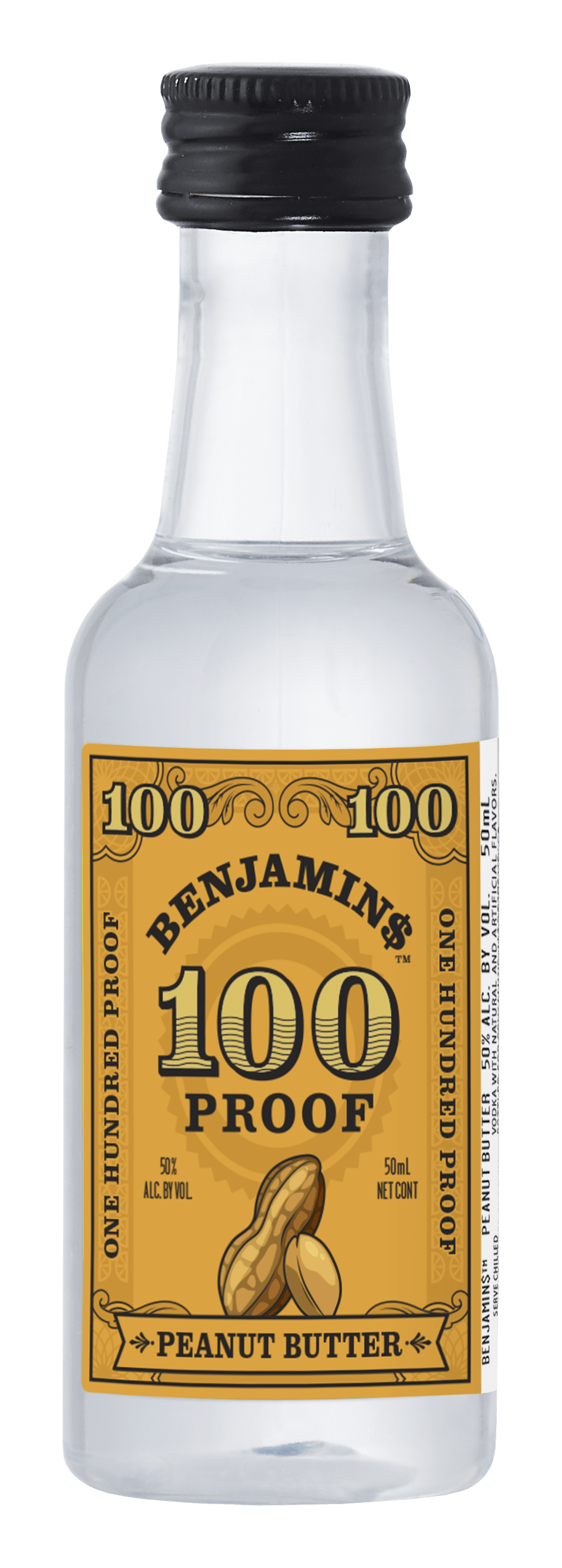 Benjamins 100 Proof Peanut Butter 50ml