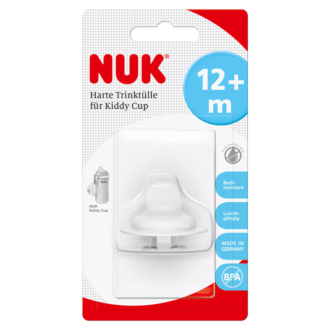 NUK HARDSPOUT PP KIDDY CUP 1/BLC