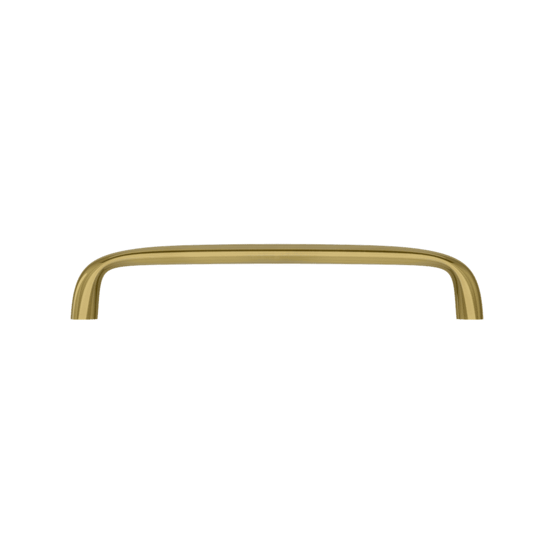 4401 Oval Pull, 6" CTC, In Heirloom Brass