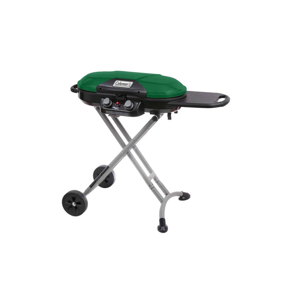 Coleman RoadTrip 285 Portable Stand-Up Propane Grill with 3 Adjustable Burners & Instastart Ignition, 20,000 BTUs of Power for Outdoor Cooking, Camping, Tailgating, Grilling, BBQs, & More