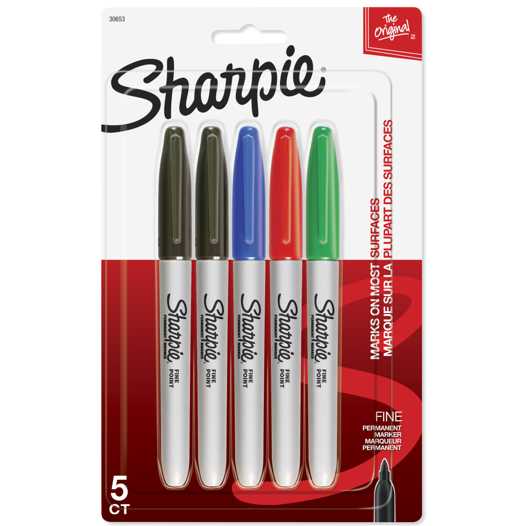 OFC PK SHARPIE AST 5 CARD