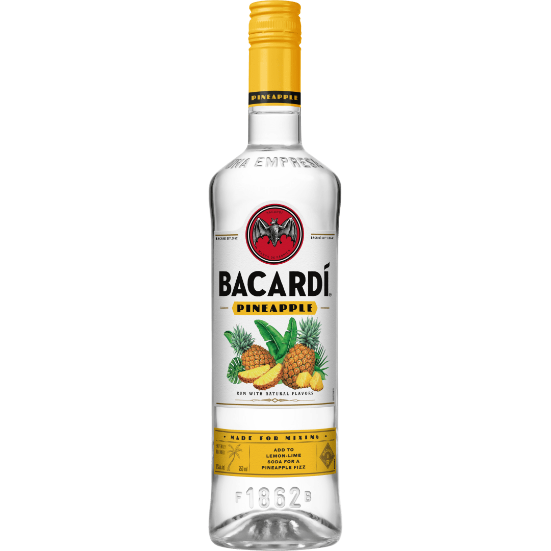 Bacardi Pineapple Rum, Gluten Free 35% 750mL