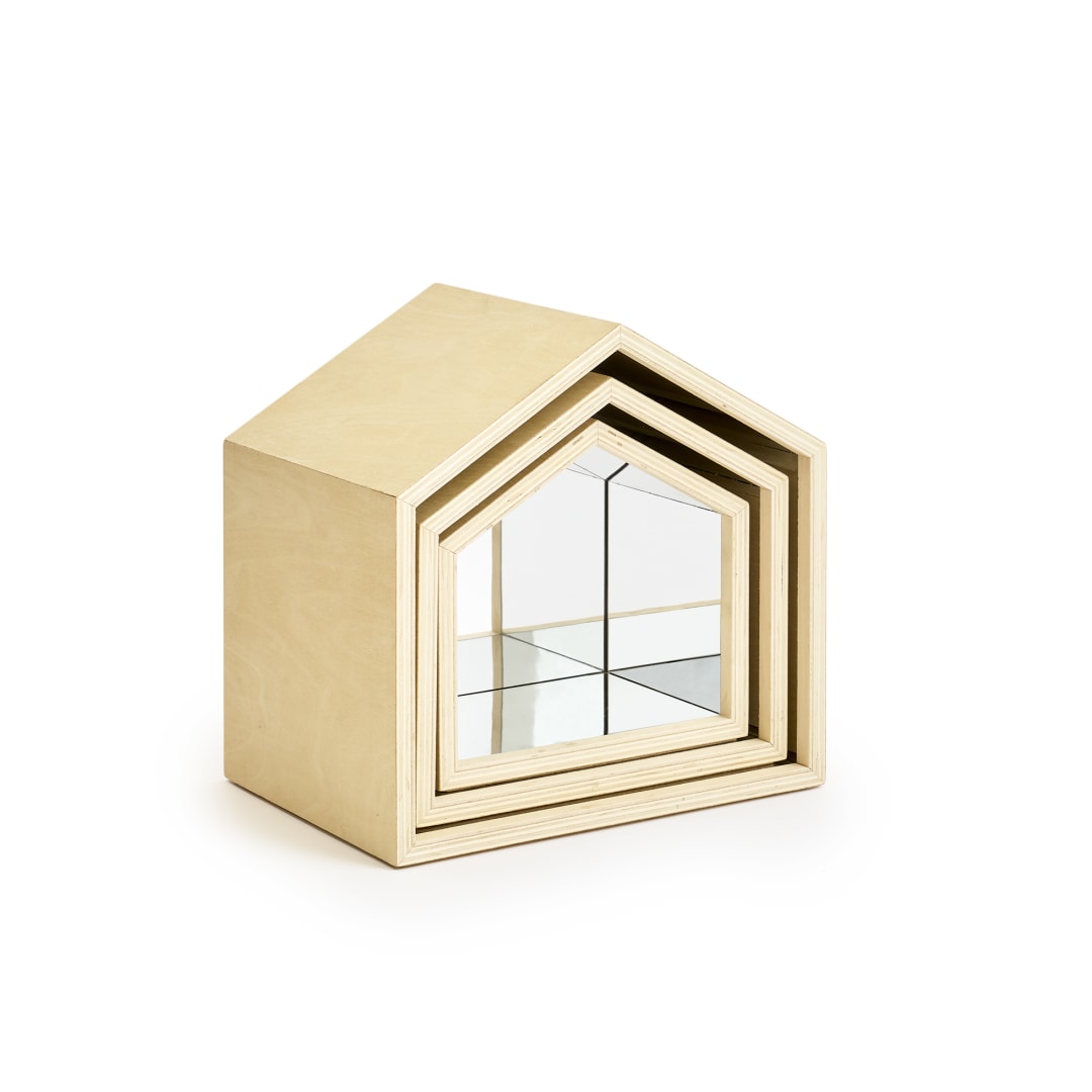 Nesting Mirror Houses