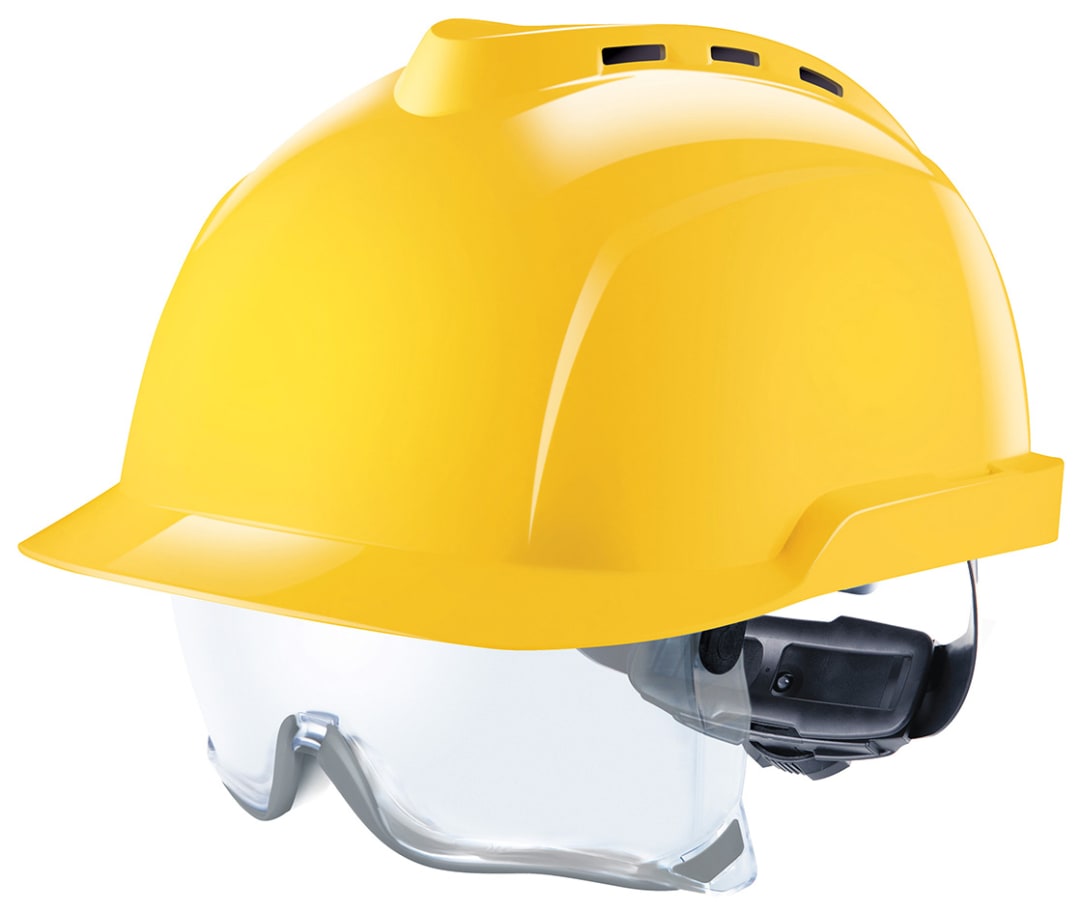 V-Gard® 930 Vented Safety Helmet with Integrated Over Spectacles