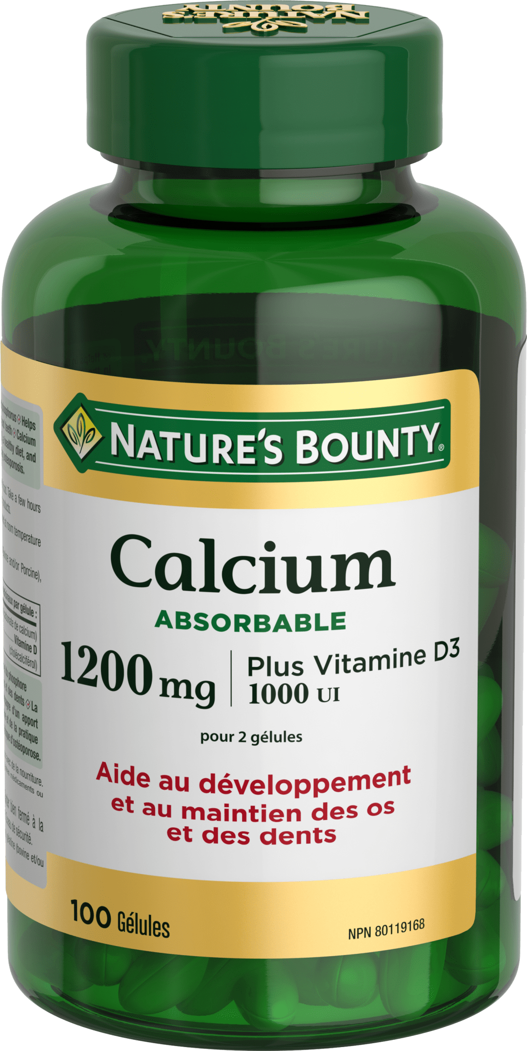 NBTY Calcium W/Vit D 1200mg 24x100SFG CA
