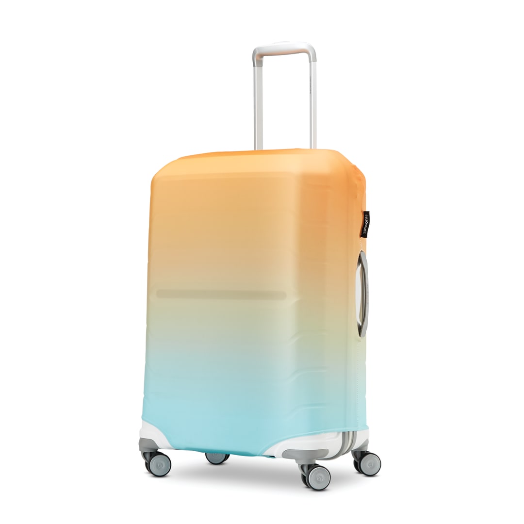 Organization Acc Prnt Luggage Cover M T - Blue/Orange Ombre