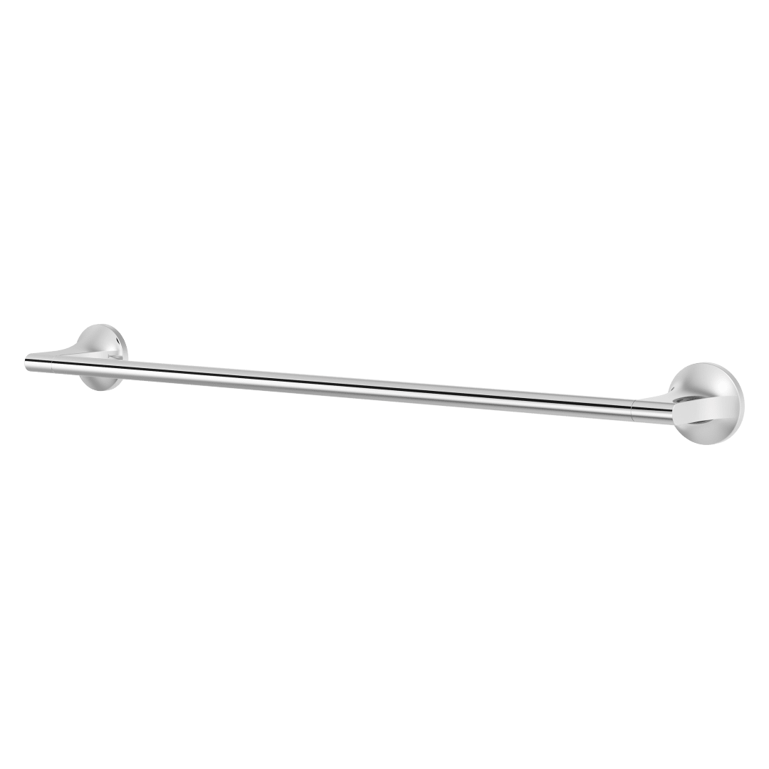 Pfirst Modern 24" Towel Bar in Polished Chrome